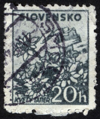 Postage stamps of the Czechoslovakia. Stamp printed in the Czechoslovakia. Stamp printed by Czechoslovakia.