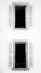 Fototapeta premium Old-fashioned white window design mobile phone wallpaper