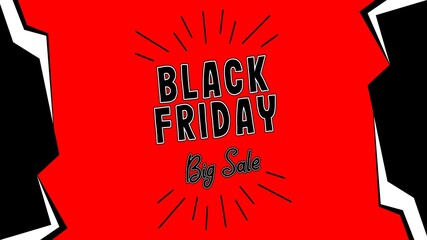 Black friday sale banner promotion