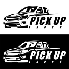 pick up truck logo design vector  © THE LASTMINI