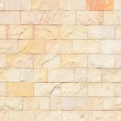 Texture of the stone wall for background,Sandstone wall background,Pattern of Sandstone Brick Wall Surface