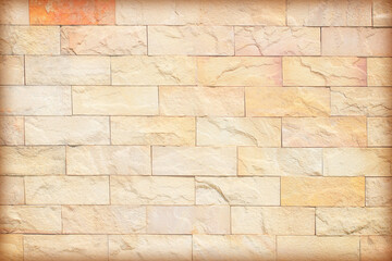 Texture of the stone wall for background,Sandstone wall background,Pattern of Sandstone Brick Wall Surface