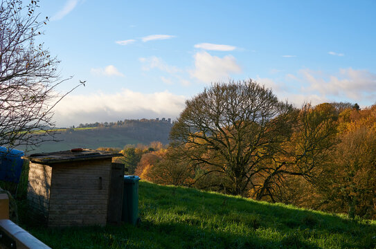 Distant Hills Near Matlock, Derbyshire, UK