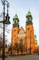 Fototapeta na wymiar Poznan, Poland, Cathedral. Basilica of apostles St. Peter and St. Paul.