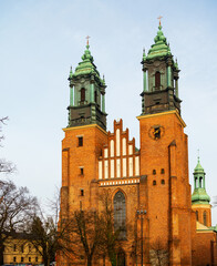 Fototapeta na wymiar Poznan, Poland, Cathedral. Basilica of apostles St. Peter and St. Paul.