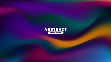 Abstract Background Template. Colorful Background with Wave Effect. Vector Background