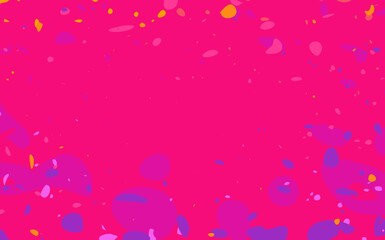 crimson abstract background, colored spots on pink