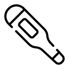 thermometer line icon