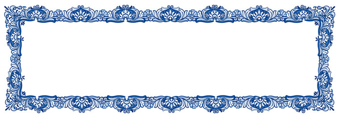 Azulejos Portuguese watercolor - 470825353