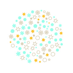 Geometric seamless pattern