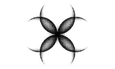 Grain pattern vector background. Black noise stipple dots ornament. Sand grain effect. Dots grunge banner. Abstract noise pattern. Stipple circles texture ornament. Dotted vector