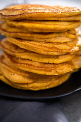 Pumpkin pancakes