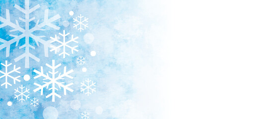 Winter background graphic with snow. The graphic is also to use as cmyk illustration.