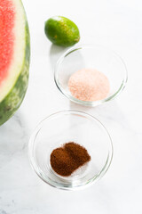 Chili lime watermelon pops