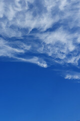 blue sky with clouds