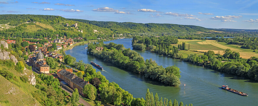 P&eacute;niches sur la Seine, Les Andelys, Eure, Normandie, France