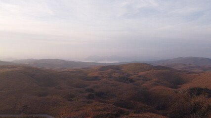 『ドローン空撮』秋吉台国定公園の風景　空から見た山口県内の観光スポットin美祢市　SDGs地球環境と自然！