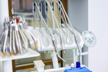 Tools in a dental clinic