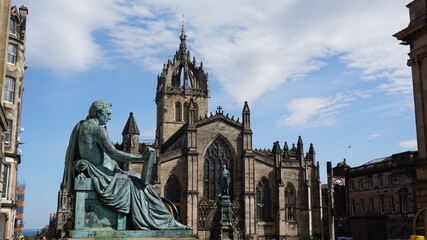 Fototapeta na wymiar Beautiful Edinburgh Scotland architectures