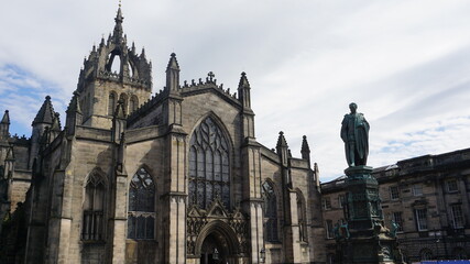 Fototapeta na wymiar Beautiful Edinburgh Scotland architectures