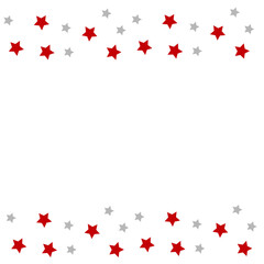 Pattern of stars, vector illustration