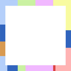 Korean ornament, background with pastel colors