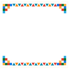 Bright geometric pattern, vector illustration