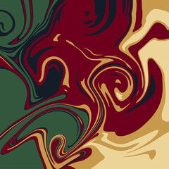 Fototapeta premium Colourful marble vector background pattern. Liquid dynamic lined gradient waves.