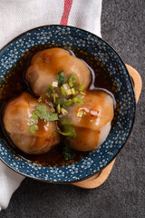 Bawan (Ba wan), Taiwanese meatball delicious street food.