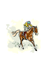 horseman illustration