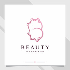 Beauty logo design template