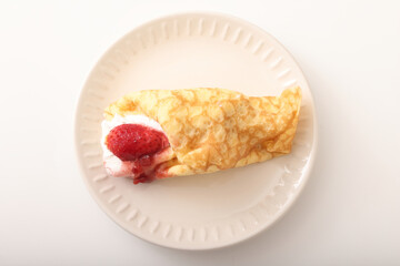いちごクレープ