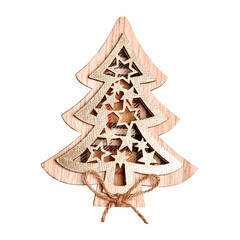 Insulated wooden Christmas tree 