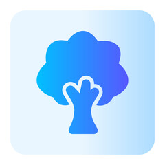 tree gradient icon