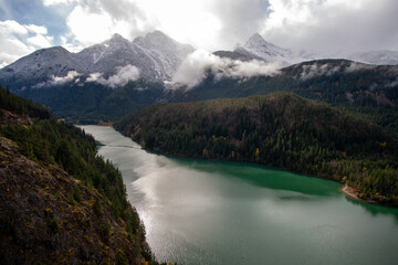 lake in the mountains