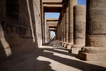 Temple of Philae in Aswan, 2021.