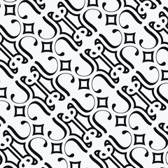 Seamless Pattern Geometric Line Ornament