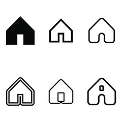 Home icon Design, vector Icon, Eps 10, Ui Icon