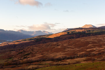 View from Conic Hill next to Loch Lomond, Scotland