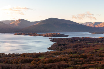 View from Conic Hill next to Loch Lomond, Scotland