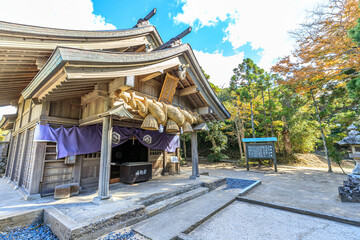 Fototapeta premium 秋の白兎神社 鳥取県鳥取市 Hakuto Shrine in Autumn. Tottori-ken Tottori city