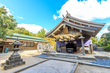 Obraz premium 秋の白兎神社 鳥取県鳥取市 Hakuto Shrine in Autumn. Tottori-ken Tottori city