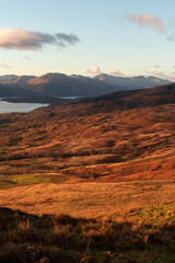 View from Conic Hill next to Loch Lomond, Scotland