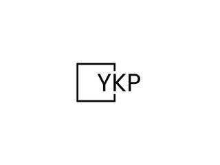YKP letter initial logo design vector illustration
