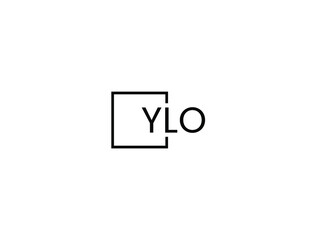 Obraz premium YLO letter initial logo design vector illustration
