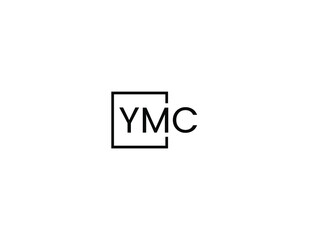 Fototapeta premium YMC letter initial logo design vector illustration