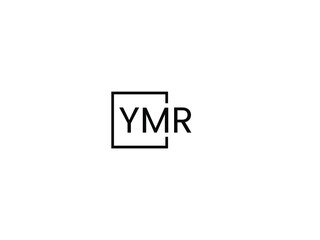 YMR letter initial logo design vector illustration