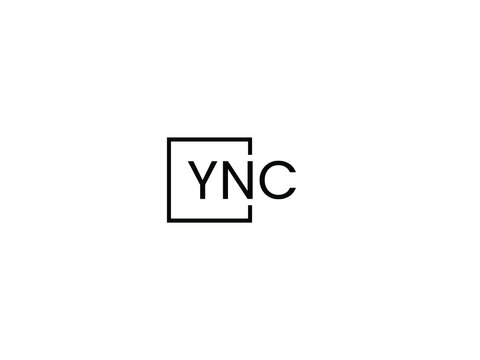 YNC letter initial logo design vector illustration