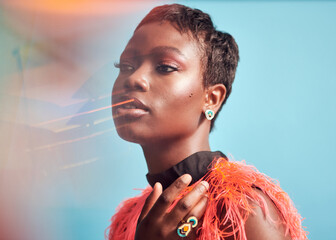 Fashion editorial images with colourful themes