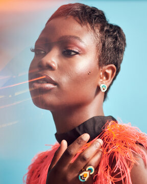 Fashion editorial images with colourful themes